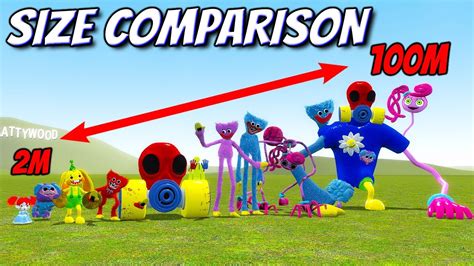 New Poppy Playtime Size Comparison Youtube