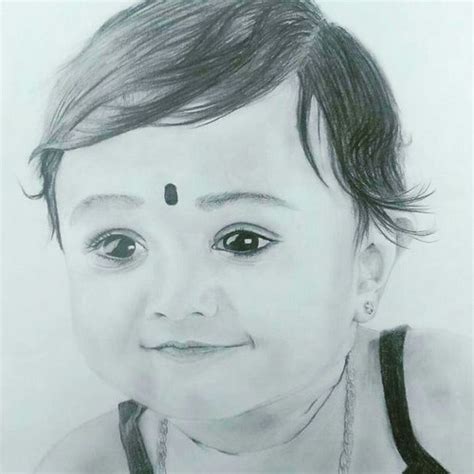 Caricature create from your picture a caricature finishing touches complete a pencil drawing of your picture traveller's sketch turn a picture of your choice into a traveller's sketch scroll create a. VinShain Arts Canvas Babys Portrait Pencil Sketch, Size ...