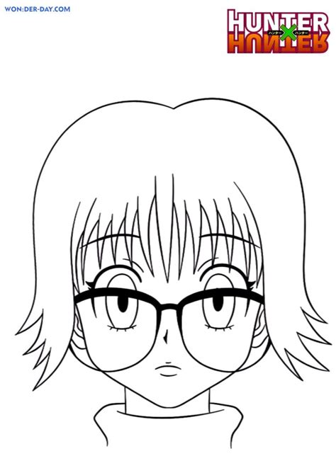 Coloring Pages Hunter X Hunter Print In A4 Format Wonder Day