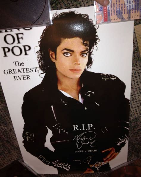 Michael Jackson Poster King Of Pop Rip Jackson 5 Bad Thriller Never