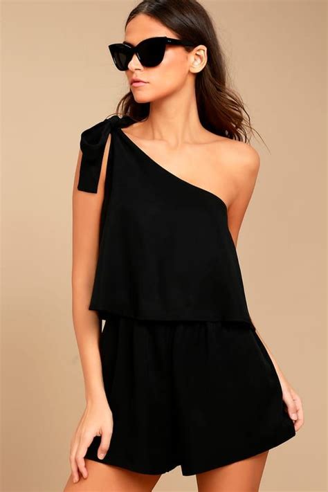 Fate Has Brought You And The Destined For Chicness Black One Shoulder