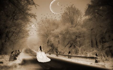 wallpaper 1920x1200 px alone emotion fantasy girl gothic loneliness lonely mood moon