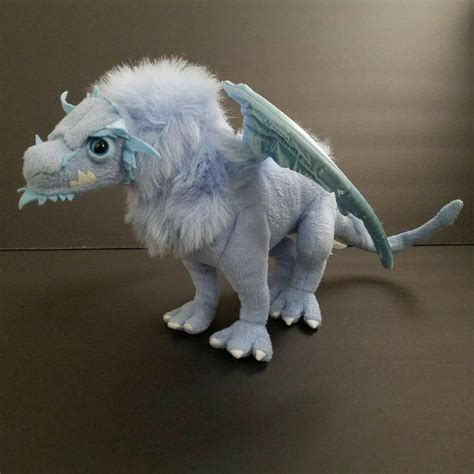 Dragonology Blue Frost Dragon Plush Poseable Stuffed Toy Sababa Toys