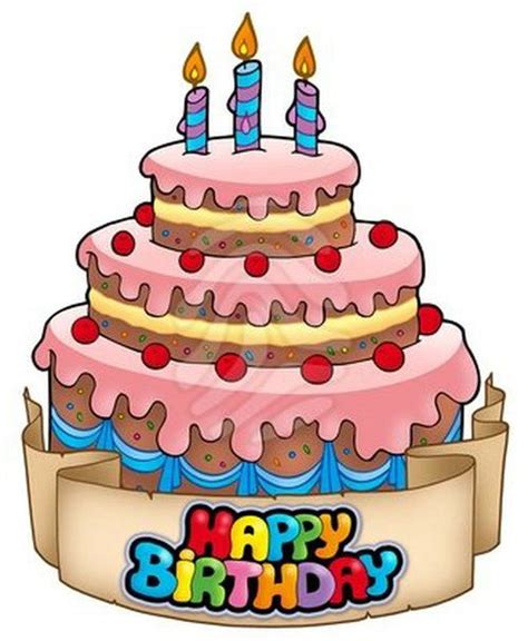 Animated Birthday Cake Clip Art Happy Birthday Cake