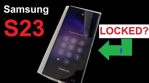 Samsung Galaxy S23 Ultra Reset Forgot Password Screen Lock Pin