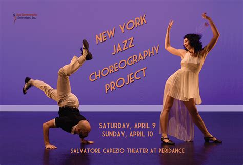 Jazz Choreography Enterprises Inc Presents The April 2016 New York