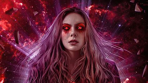 Download Scarlet Witch Tv Show Wandavision 4k Ultra Hd Wallpaper By Carpaa