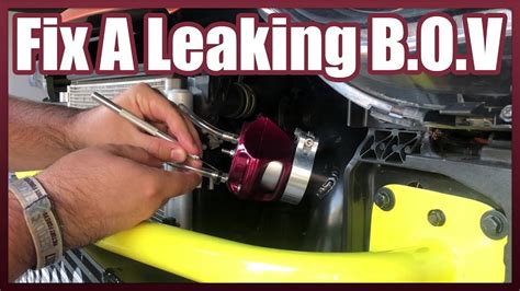 How To Fix A Leaking Stuck Blow Off Valve B O V Youtube