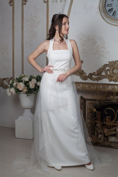 Women wedding maxi tulle skirts detachable train overskirt overlay long bridal. Simple wedding dress with detachable tulle skirt Elegant ...