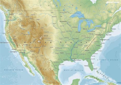 Free Printable Maps Of The United States Physical Map