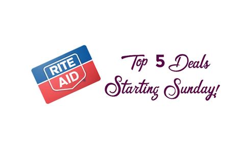 Top 5 Deals At Rite Aid Starting Sunday 0204 How To Shop For Free