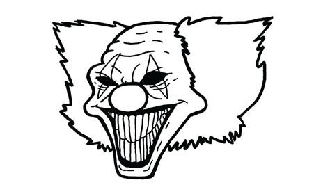 Dessine les coloriages clown facile de dessin et coloriage en ligne pour enfants. Coloriage Clown Tueur Halloween Evil Coloring Pages at Getcolorings - danieguto.net
