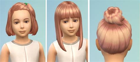 Sims 4 Hairs Mod The Sims Strawberry Blonde Hairstyles Recolor By