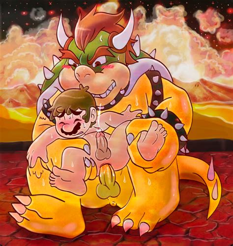 Rule 34 Bowser Male Male Only Mario Multiple Males Nintendo Super