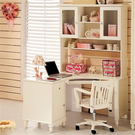 This set includes two piers, an entertainment console, and a console hutch. white computer desks with shelf solid wood comuer table .student desk office corner desks ...