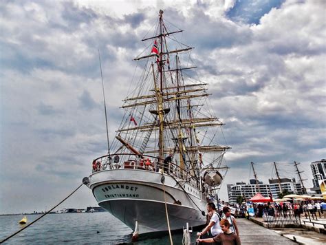 Tall Ship On The Toronto Waterfront Nickyjameson Mixed Media Artist