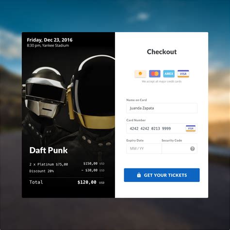 Ui Challenge 2 Credit Card Checkout