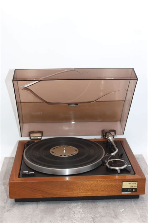 Vintage Turntable Sony Ps 5520 Fully Automatic Record Player Hifi