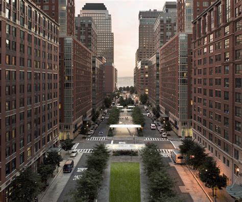 Battery Park City Streetscape And Security Kent Anders Architects