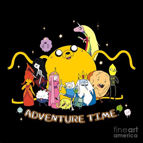 Adventure Time Digital Art By Samantha Monahan Fine Art America