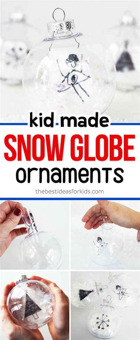 Diy Snow Globe Ornaments The Best Ideas For Kids