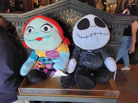 New Jack Skellington And Sally Cuddleez Plush Appear At Disneyland