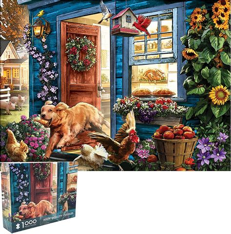 Jigsaw Puzzles 1000 Pieces For Adults Farmhouse Country