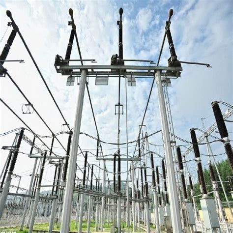 Galvanized Substation Structure Electrical Substation Structure