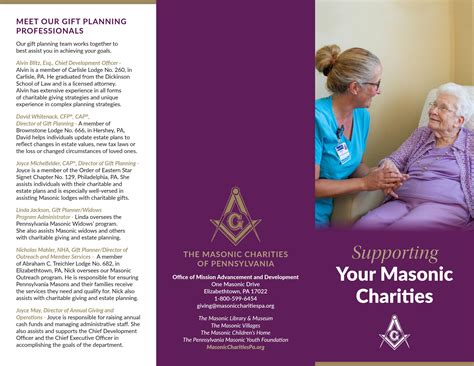 Supporting Your Masonic Charities Brochure By Masonic Villages Issuu