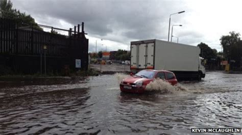 Flooding Problems In Scotland Hit Travellers Bbc News