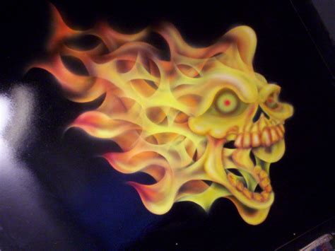Flaming Skull Wallpapers Wallpapersafari