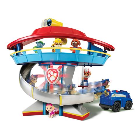 Paw Patrol Lookout Playset Tower Chase And Vehicle Lights And Sounds