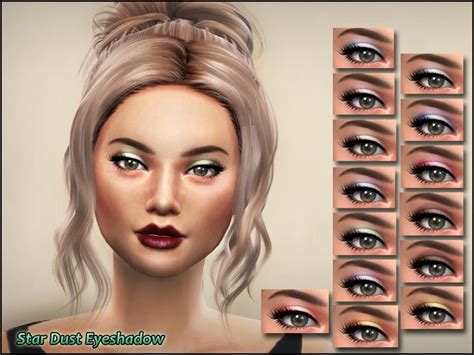 Eyeshadow In 14 Colours Found In Tsr Category Sims 4 Female Eyeshadow