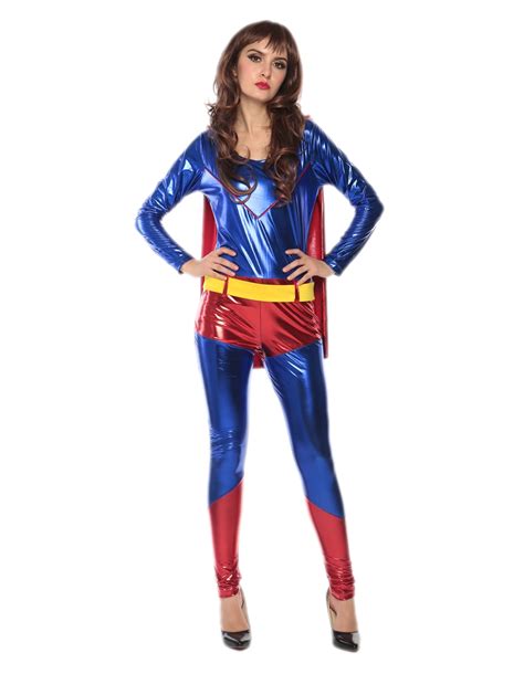 Free Shipping Adult Naughty Amenrican Supergirl Costumes 3f1734 Sexy