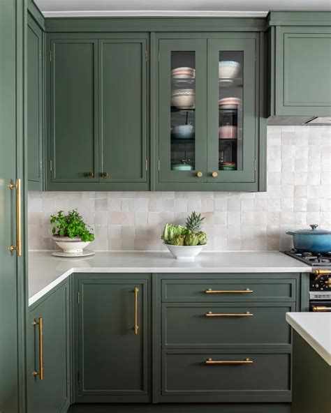 Inspiring Green Kitchen Ideas For 2022 Sage Green Olive Emerald And