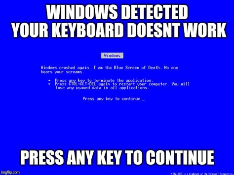 Data S Bsod Blue Screen Of Death Bsod Know Your Meme