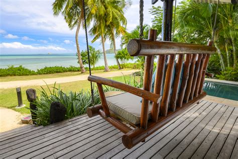 Beachfront Pool Bure Fiji Accommodation Tropica Island Resort