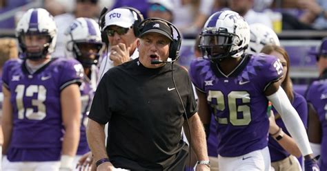 Tcu S Gary Patterson Slams Smu For Scuffle Claims It Led To Jerry Kill
