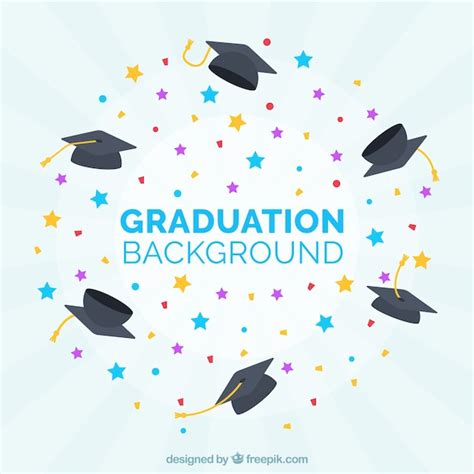 Colorful Graduation Background