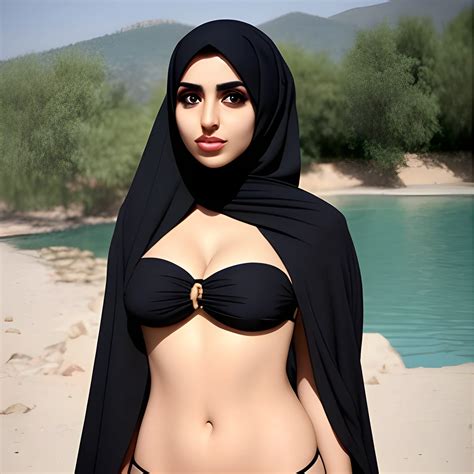 Iranian Woman With A Chador Hijab Bikini Arthub Ai