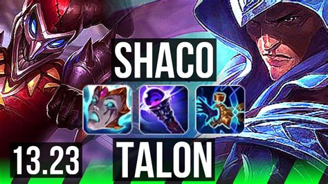 Shaco Vs Talon Jng M Mastery Solo Kills Legendary