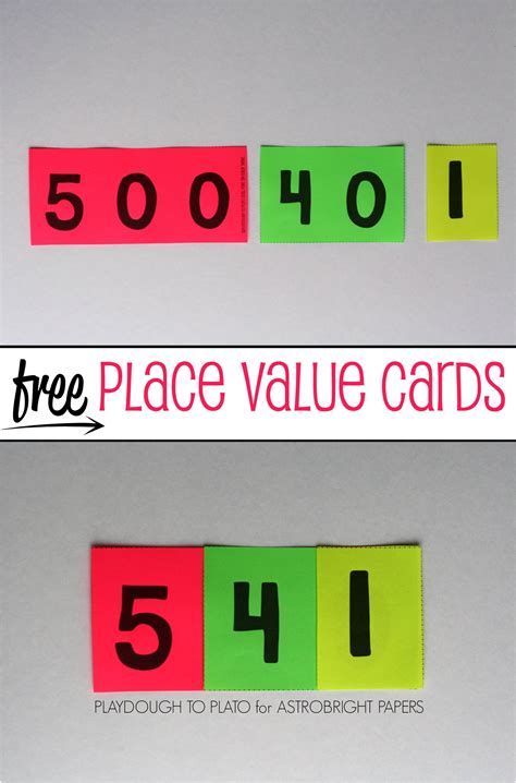 Value2 verb  transitive to decide how much something is worth, especially by comparing it with other, similar things it's almost impossible to value a media property fairly in the current economic climate. Place Value Cards #Colorize - Playdough To Plato