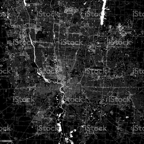 Columbus Ohio Vector Map Stock Illustration Download Image Now Ohio