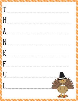 Check spelling or type a new query. Thanksgiving Thankful Acrostic Poem by Teacher By The Bay ...