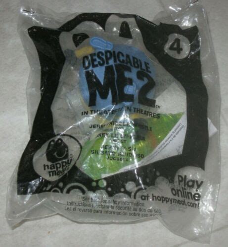 2013 Despicable Me 2 Mcdonald S Happy Meal Toy Jerry Whizzer Whistle 4 Ebay