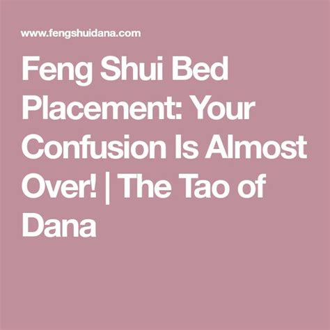Feng Shui Bed Placement Your Confusion Is Almost Over The Tao Of