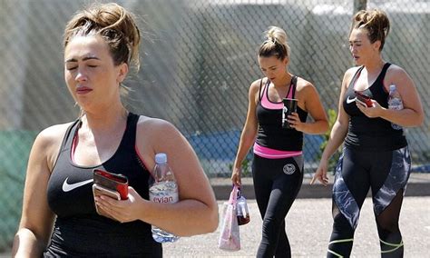lauren goodger hits the gym with her personal trainer daily mail online