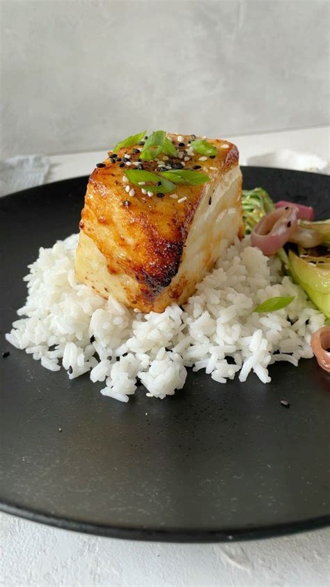 Jzeats On Instagram Miso Glazed Chilean Sea Bass — Made Quickly And Easily In The Air Fryer