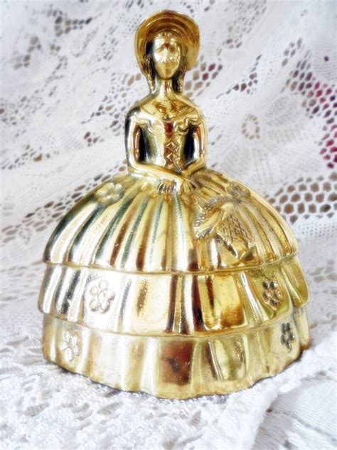 Vintage Southern Belle Bell Solid Brass Excellent Condition Etsy
