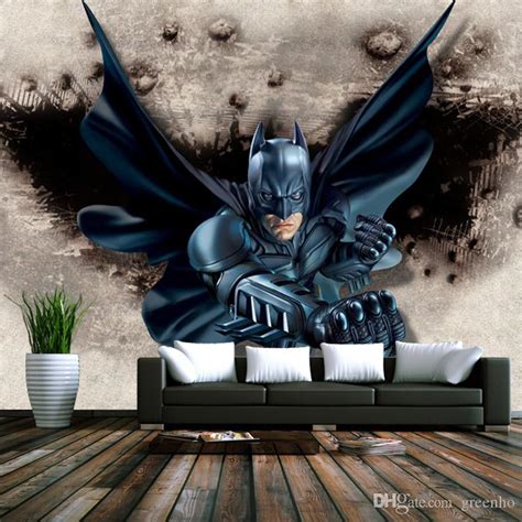 4k wallpapers of batman for free download. 3D Batman Wallpaper Custom Photo Wallpaper Super Hero Wall ...